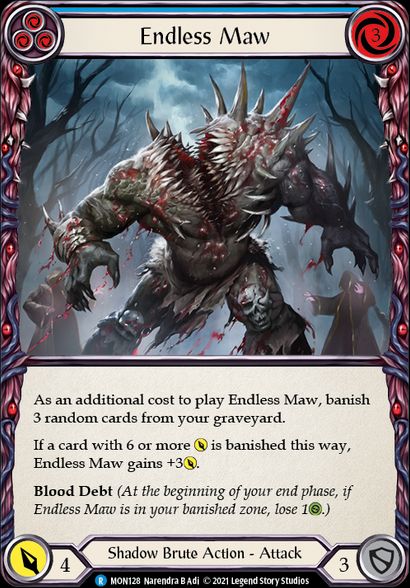 3 Endless Maw  (Standard) / Flesh & Blood - Monarch - obrázek 1