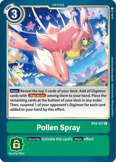 Pollen Spray (OPTION) / DIGIMON - GREAT LEGEND - obrázek 1