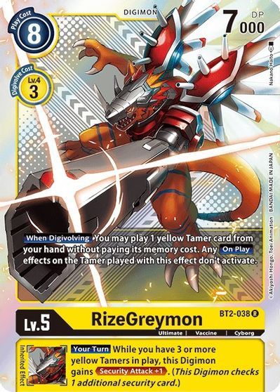 RizeGreymon  (SR) / DIGIMON - PROMO - obrázek 1