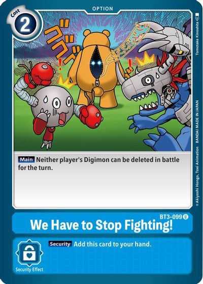 We Have to Stop Fighting! (OPTION) / DIGIMON - obrázek 1
