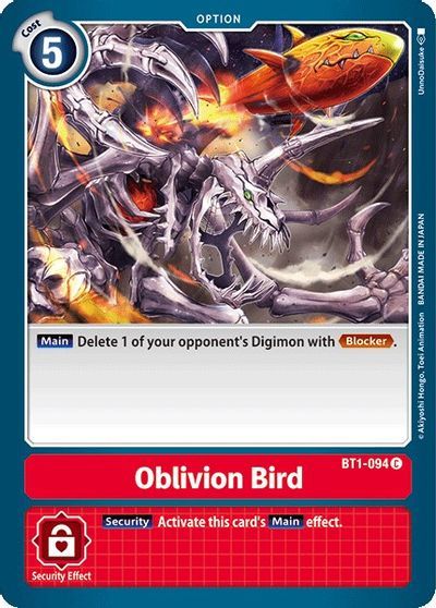 Oblivion Bird (OPTION) / DIGIMON - obrázek 1