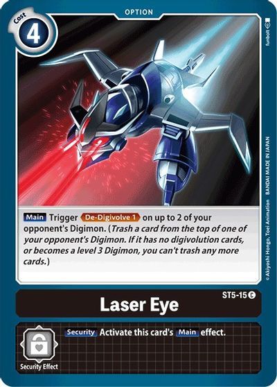 Laser Eye (OPTION) / DIGIMON - STARTER DECK - obrázek 1