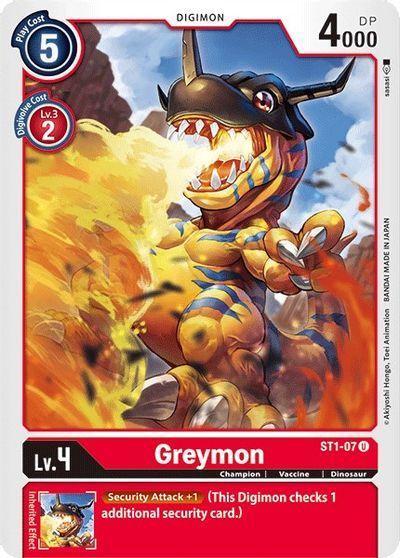 Greymon (U) / DIGIMON - STARTER DECK - obrázek 1