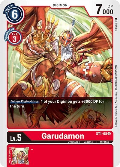Garudamon (U) / DIGIMON - STARTER DECK - obrázek 1