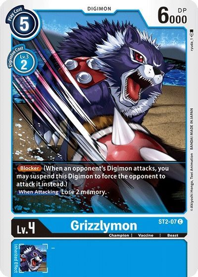 Grizzlymon (C) / DIGIMON - STARTER DECK - obrázek 1