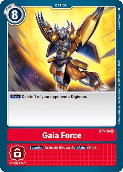 Gaia Force (OPTION) / DIGIMON - STARTER DECK - obrázek 1