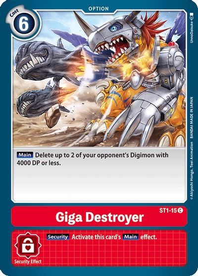 Giga Destroyer (OPTION) / DIGIMON - STARTER DECK - obrázek 1