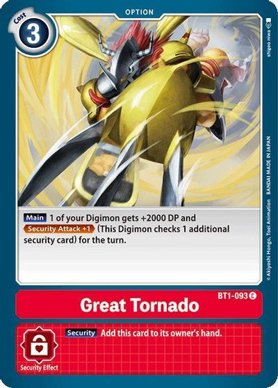 Great Tornado (OPTION) / DIGIMON - obrázek 1