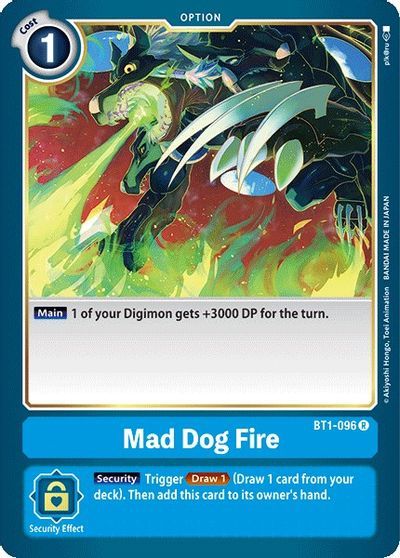 Mad Dog Fire (OPTION) / DIGIMON - obrázek 1