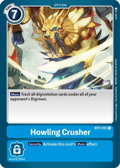 Howling Crusher (OPTION) / DIGIMON - obrázek 1