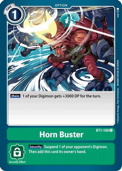 Horn Buster (OPTION) / DIGIMON - obrázek 1
