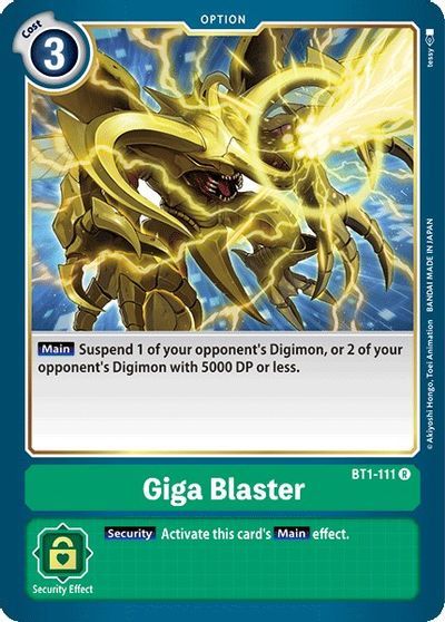 Giga Blaster (OPTION) / DIGIMON - obrázek 1