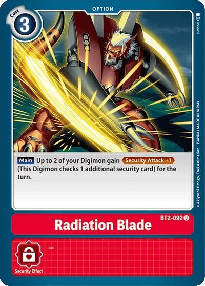 Radiation Blade (OPTION) / DIGIMON - obrázek 1