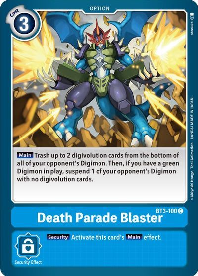 Death Parade Blaster (OPTION) / DIGIMON - obrázek 1