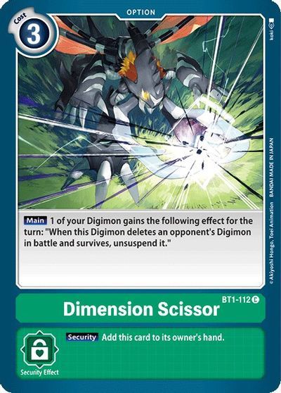 Dimension Scissor (OPTION) / DIGIMON - obrázek 1