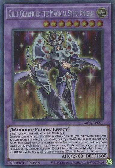 Gilti-Gearfried the Magical Steel Knight (FOIL - Extra Deck Monster) / Yu-Gi-Oh! - King's Court - obrázek 1