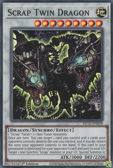 Scrap Twin Dragon (FOIL - Extra Deck Monster) / Yu-Gi-Oh! - King's Court - obrázek 1