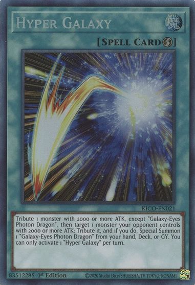Hyper Galaxy (FOIL - Extra Deck Monster) / Yu-Gi-Oh! - King's Court - obrázek 1
