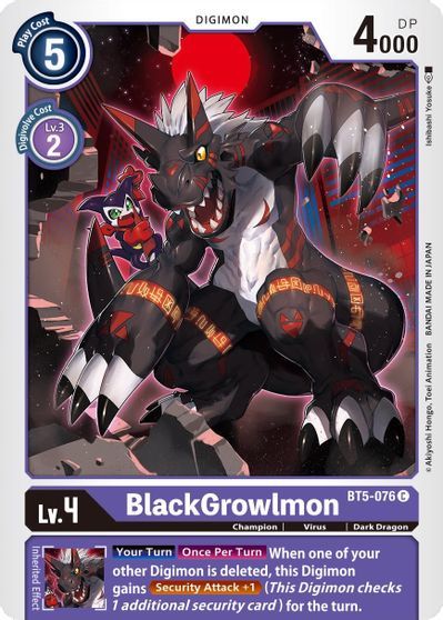 BlackGrowlmon (C) / DIGIMON - Battle of Omni - obrázek 1