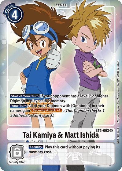 Tai Kamiya & Matt Ishida (Box Topper) (TAMER) / DIGIMON - Battle of Omni - obrázek 1