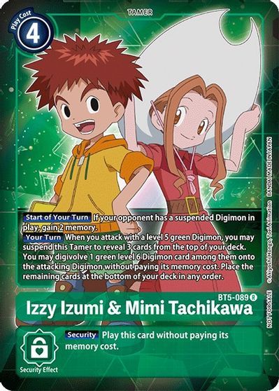 Izzy Izumi & Mimi Tachikawa (Box Topper) (TAMER) / DIGIMON - Battle of Omni - obrázek 1