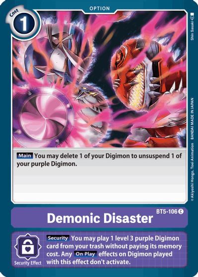 Demonic Disaster (OPTION) / DIGIMON - Battle of Omni - obrázek 1