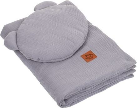 Mušelínový set do postýlky Infantilo grey/grey - obrázek 1