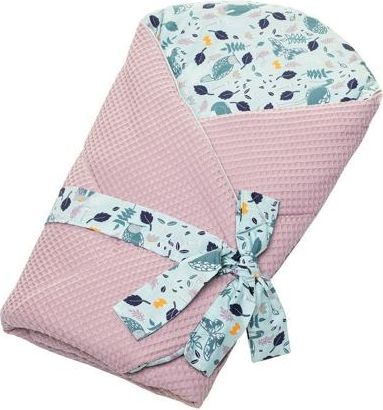 Vaflová zavinovačka Infantilo pink/mint forest - obrázek 1