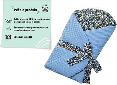 Vaflová zavinovačka Infantilo blue/pebblestone - obrázek 2