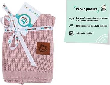 Bambusová dečka Infantilo pink - obrázek 4