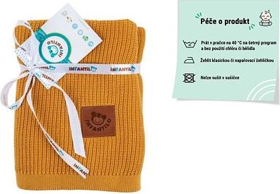 Bambusová dečka Infantilo yellow - obrázek 4