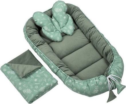 Velvet set s hnízdečkem Infantilo khaki/green forest - obrázek 1