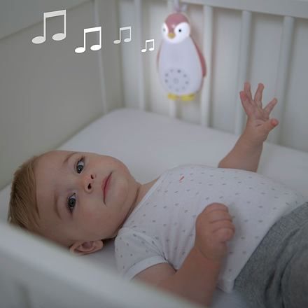 ZAZU Tučňák ZOE šedý - musicbox s bezdrátovým reproduktorem - obrázek 3