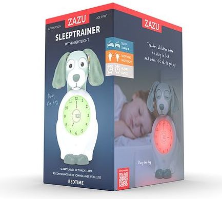ZAZU Pejsek DAVY zelený - tréninkový budík s nočním světlem - obrázek 5