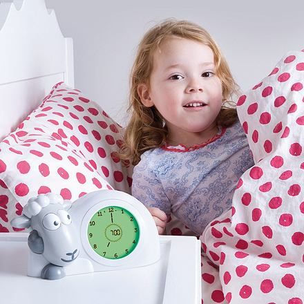ZAZU Ovečka SAM šedá - tréninkový budík s nočním světlem - obrázek 6