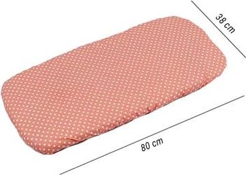 Bavlněné prostěradlo do kočárku Infantilo red/white polka dots - obrázek 2