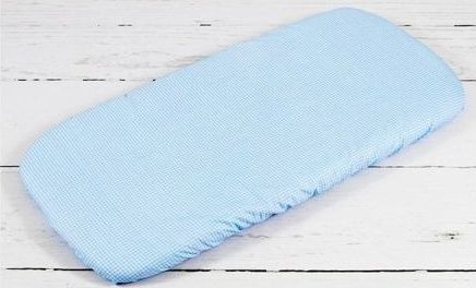 Bavlněné prostěradlo do kočárku Infantilo blue square - obrázek 1