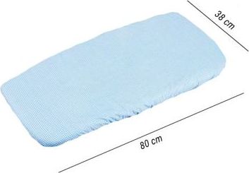 Bavlněné prostěradlo do kočárku Infantilo blue square - obrázek 2