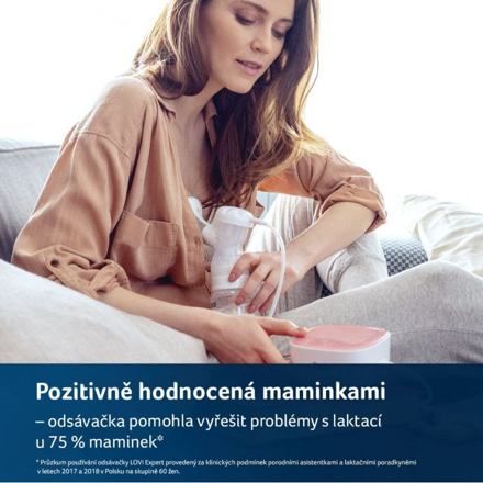 Lovi dvoufázová elektrická odsávačka mateřského mléka Expert 3D Pro - obrázek 5