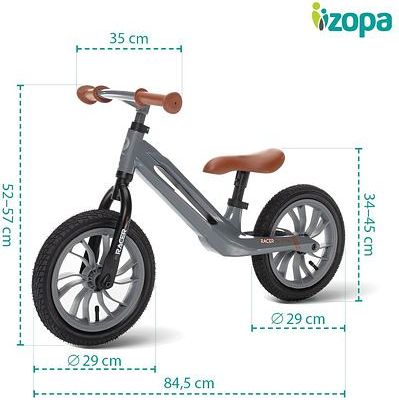 Zopa odrážedlo Racer Grey - obrázek 2