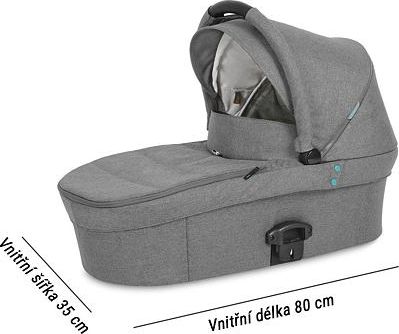 Set kočárek X-lander X-Move + isofix 2021 Azure grey - obrázek 5