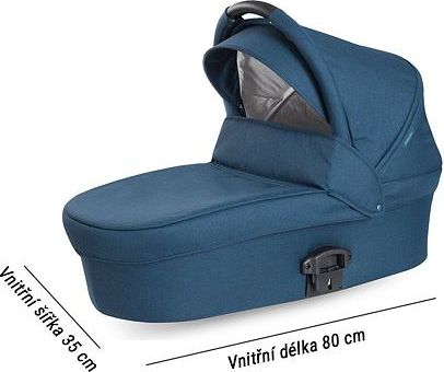 Set kočárek X-lander X-Move + isofix 2021 Petrol blue - obrázek 5