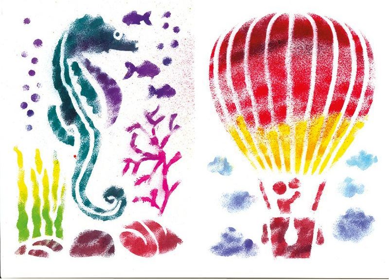 RenArt Blendypens Stencils 1 šablony - obrázek 3