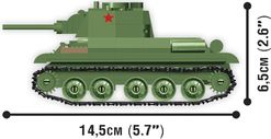COBI 3061 World of Tanks Ruský střední tank T-34 - obrázek 2