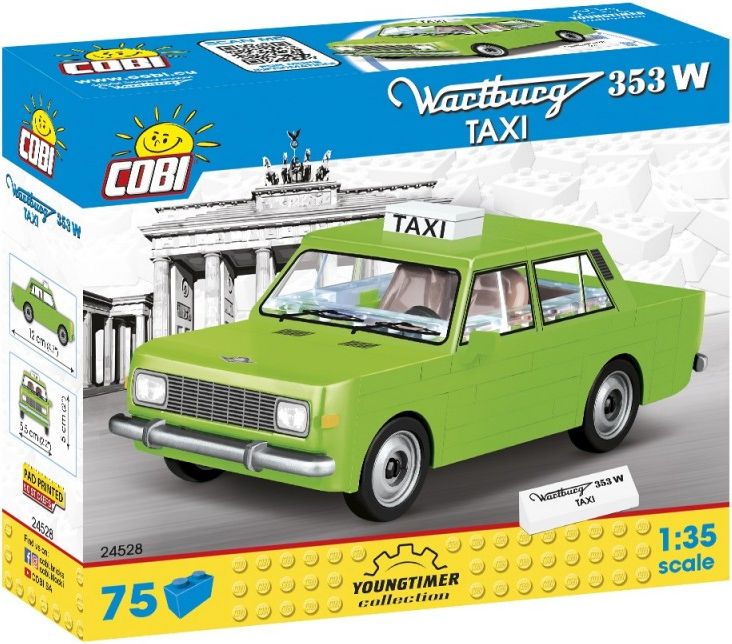 Cobi 24528 Youngtimer Wartburg 353W Taxi, 1:35, 75 k - obrázek 1