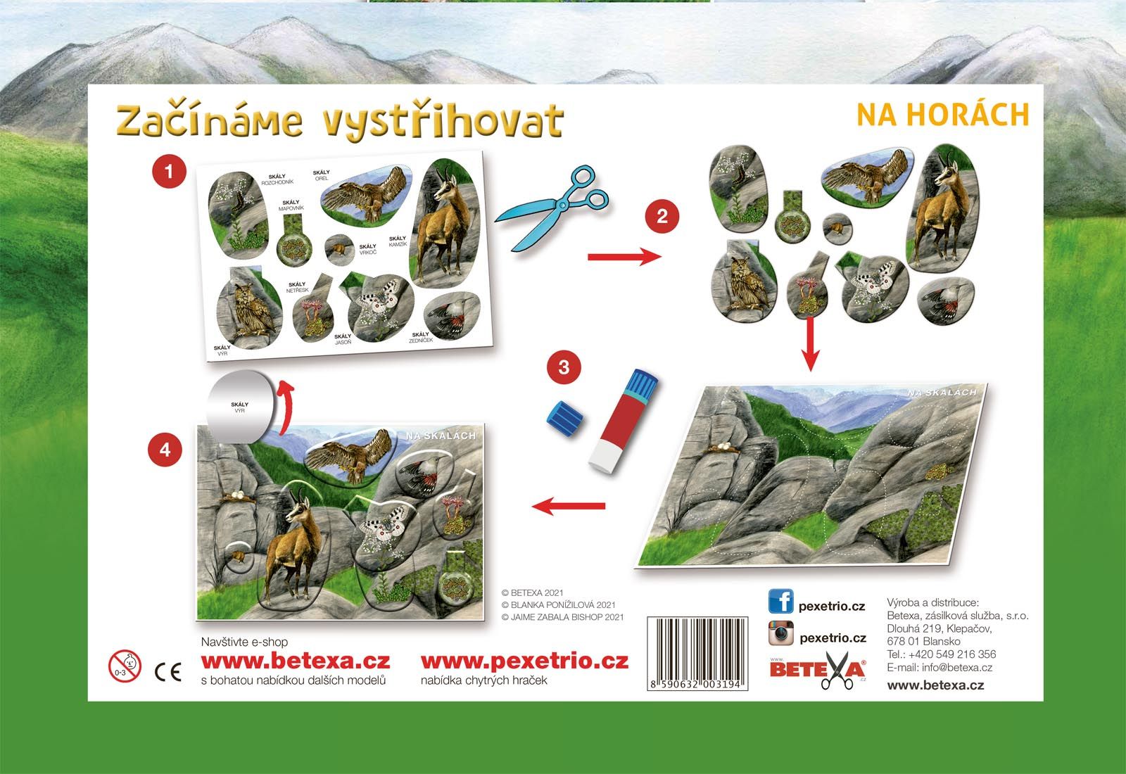 Betexa Začínáme vystřihovat – Na horách - obrázek 2