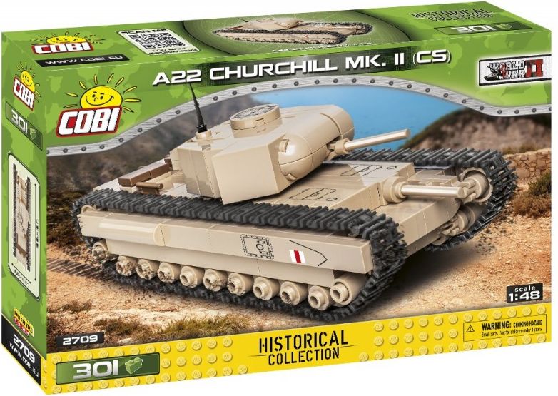 Cobi 2709 SMALL ARMY – A22 Churchill MK. II, 1:48, 301 k - obrázek 1
