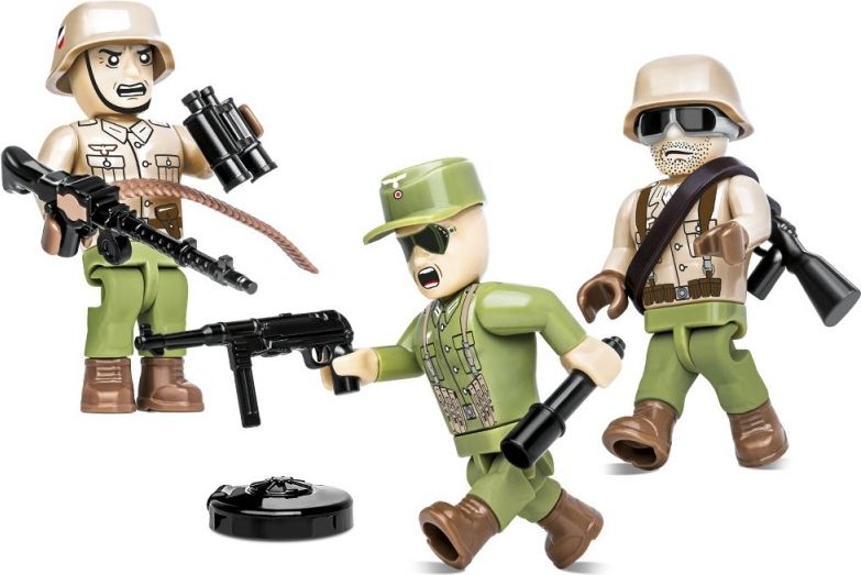 FIGURKY VOJÁKŮ COBI, VYBERTE SI: NĚMECKÁ ARMÁDA AFRIKAKORPS COBI-2050 - obrázek 2