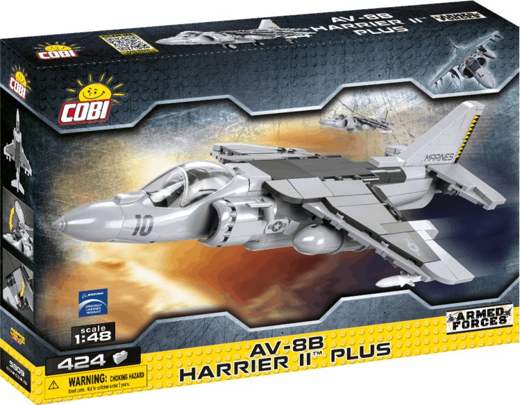 COBI 5809 Armed Forces Americký bitevní letoun AV-8B Harrier II PLUS - obrázek 1