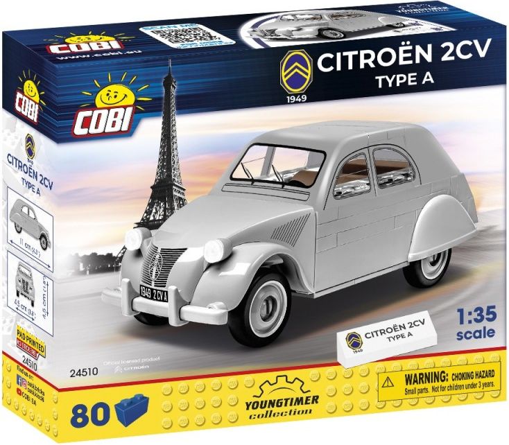 COBI 24510 Youngtimer Automobil Citroën 2CV ,,Kachna" TYPE A - obrázek 1